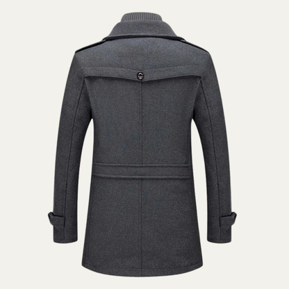 Warm Waterproof Men's Zip Up Winter Jacket