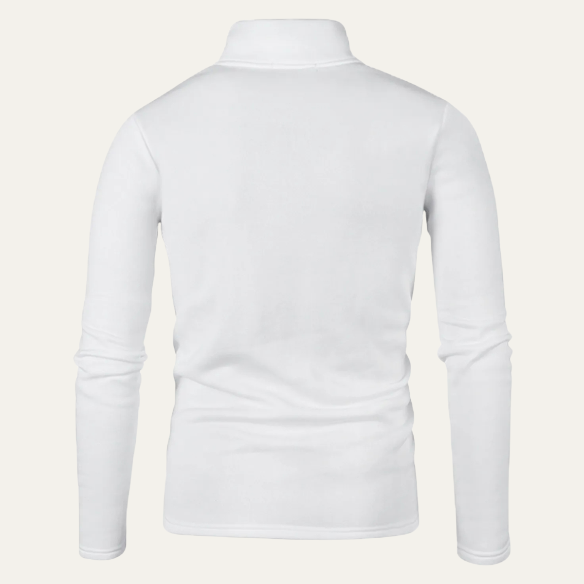 Warm Solid Color Zipper Neck Thick Winter Sweater