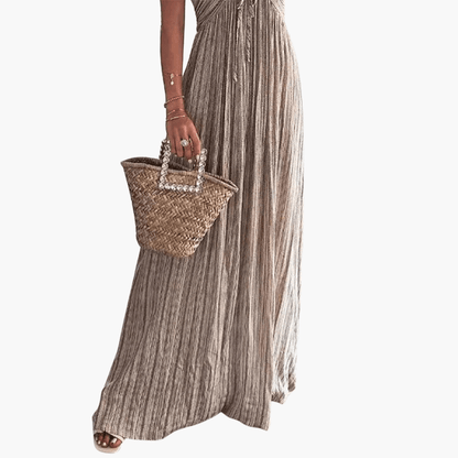 Casual Floral Maxi Dress for Women - Summer Holiday Dress