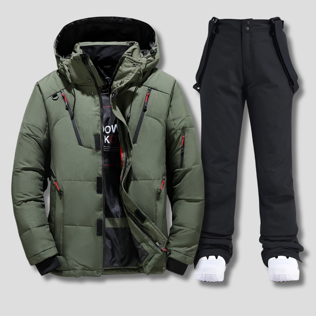 Waterproof Men's Snow Jacket Set