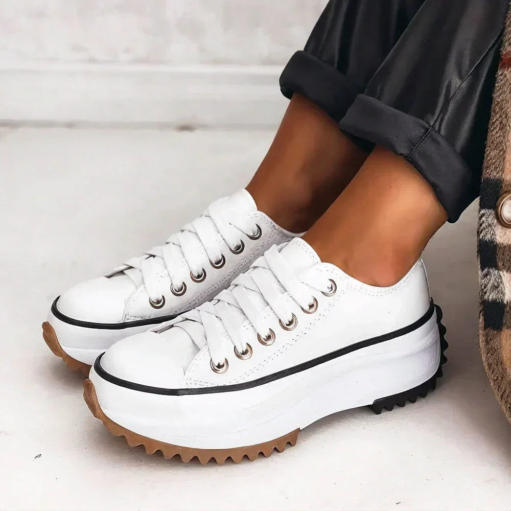 Women's orthopedic sneakers on platform sole | Chunky