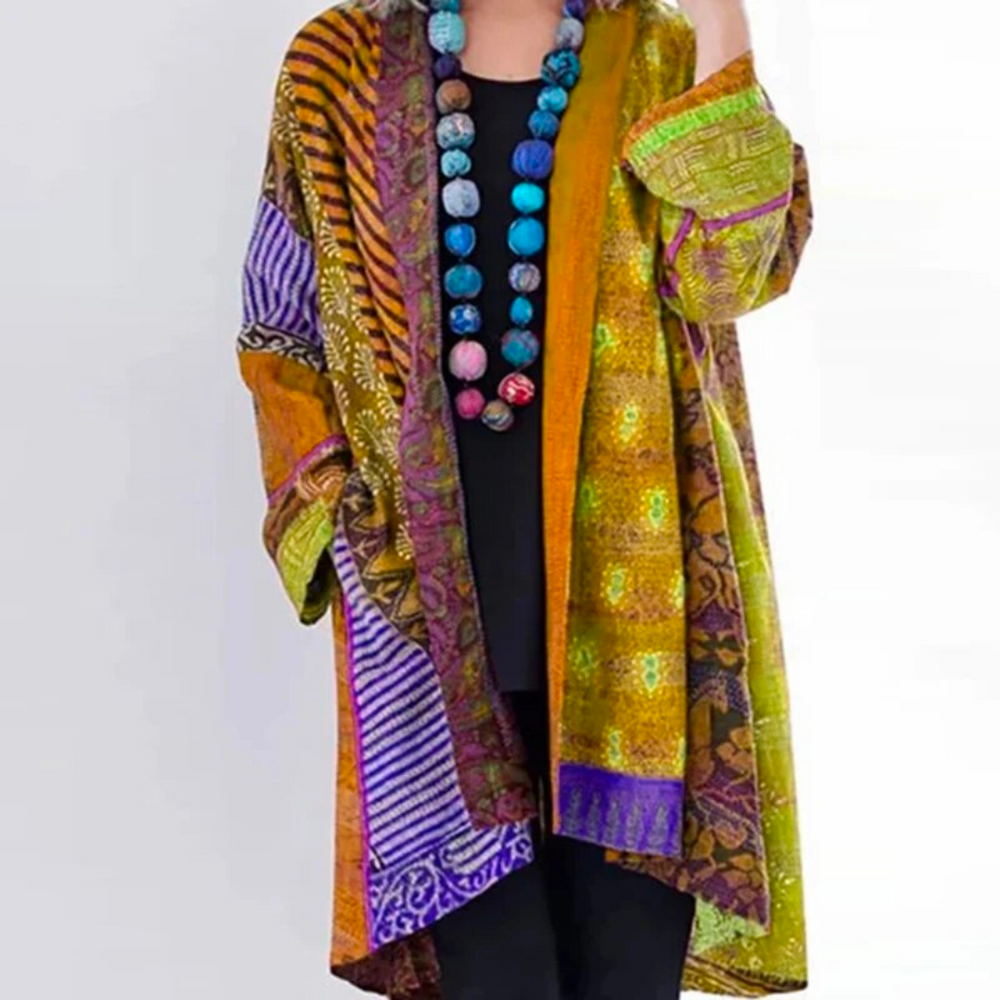 Women's Boho Printed Kimono | Loose Fit
