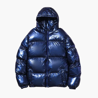 Waterproof Mens Down Jacket with Hood - Warm & Stylish