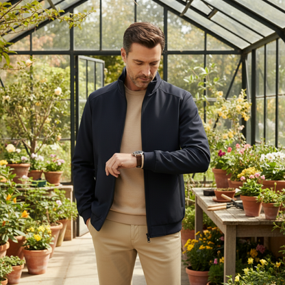 Warm Fleece Lined Mens Winter Jacket