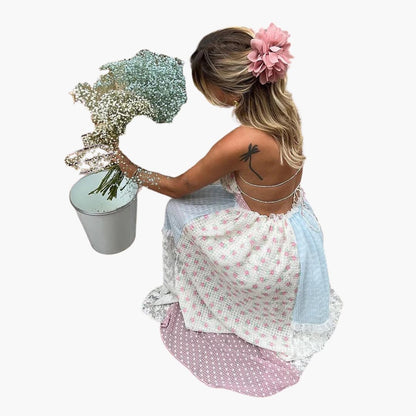 Bohemian Maxi Dress - Ladies Floral Summer Dress