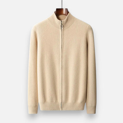 Ancient World | Men's Pure Wool Jacket with Stand-up Collar