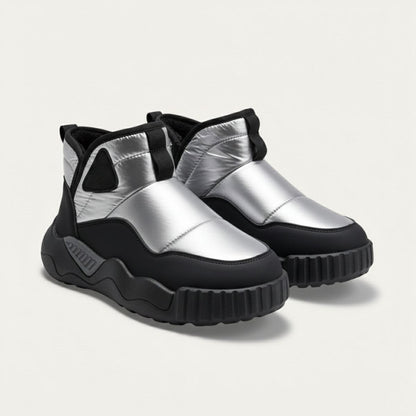 Warm Waterproof Men's Snow Boots with Good Grip