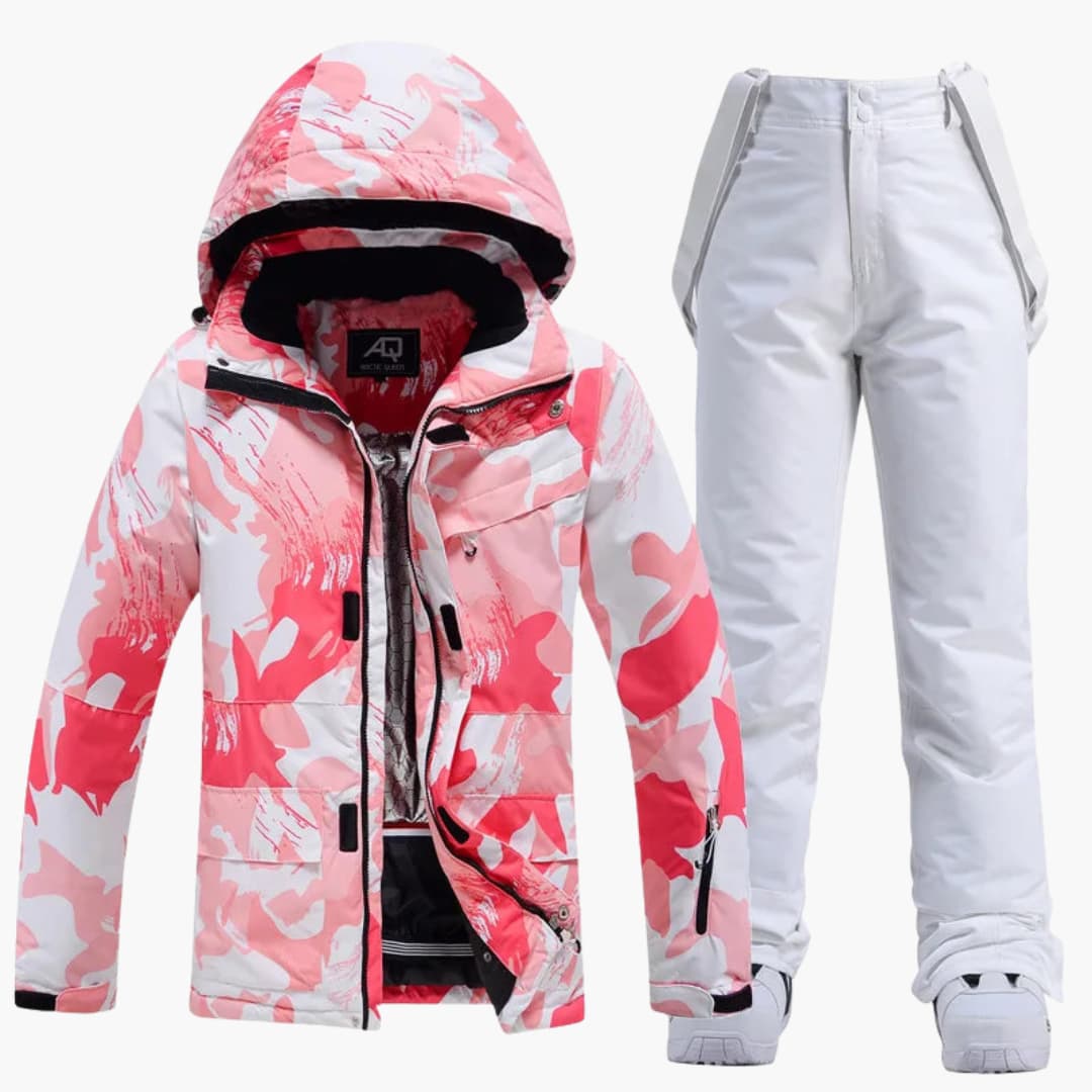 Warm Women's Snow Ski Jacket Set