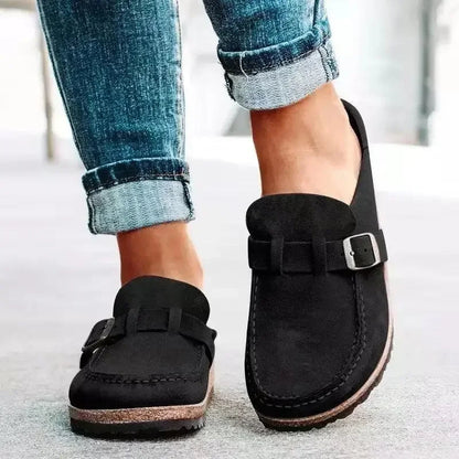 Vintage Strap Slip On Shoes