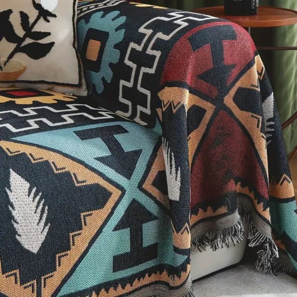 Bohemian Style Geometric Sofa Slipcover