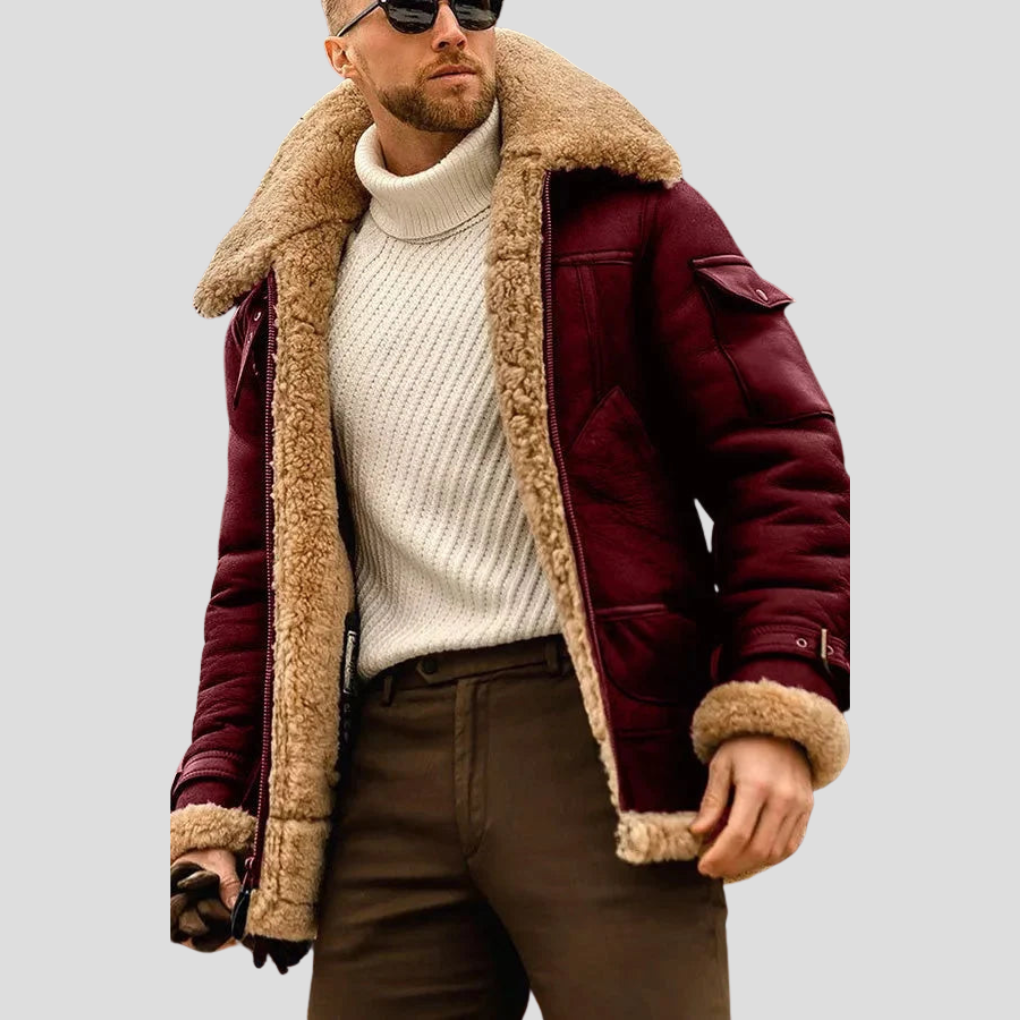 Brown Leather Motorcycle Jacket