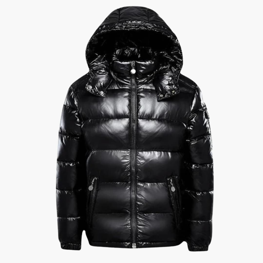 Warm Waterproof Parka with Hood - Olytrend