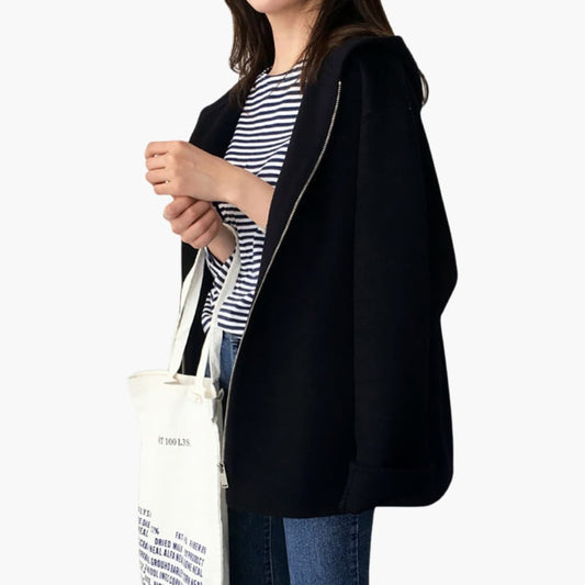 Waterproof Hooded Women's Parka Jacket with Pockets - Olytrend