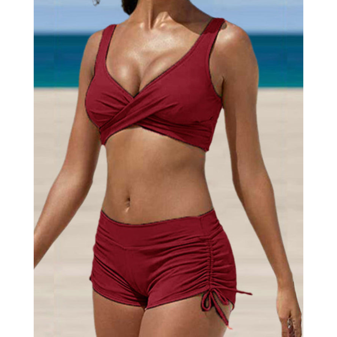 Women's 2 Piece Swimsuit Comfortable Fit Floral Bikini