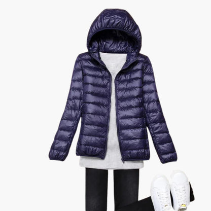 Warm Waterproof Parka for Women with Hood