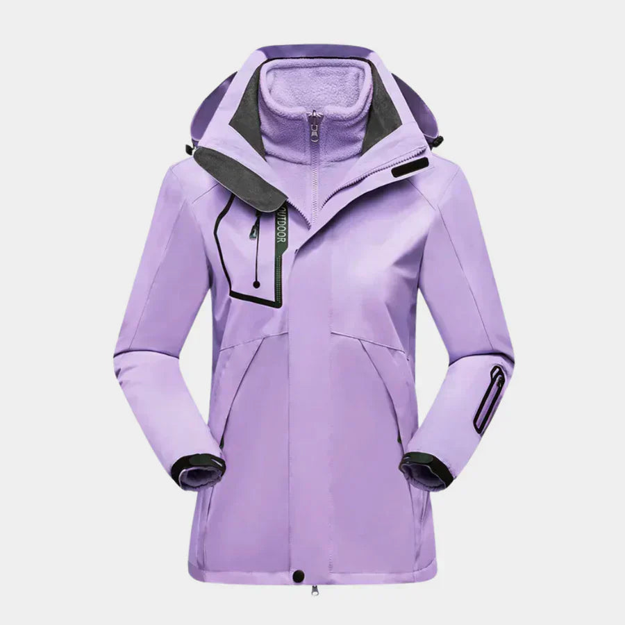 Waterproof women's ski jacket - Desi