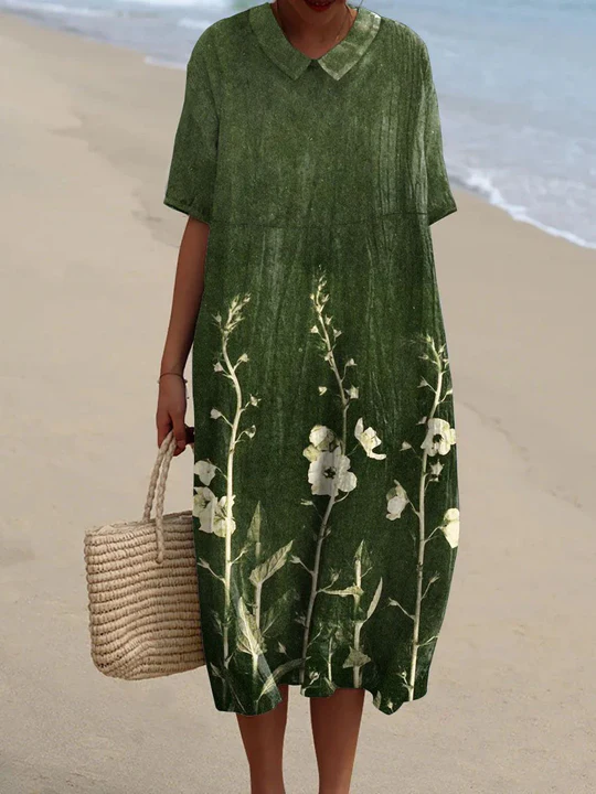 Women's floral summer dress - ideal for summer