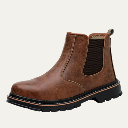 Waterproof Steel Toe Men's Work Slip On Boots