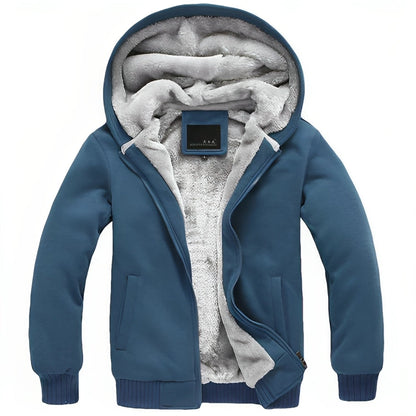 Zip Up Hooded Sweatshirt | Men's Fluffy Vest