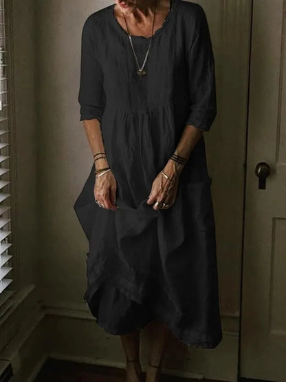 Casual Dress Women | Asymmetric Hem