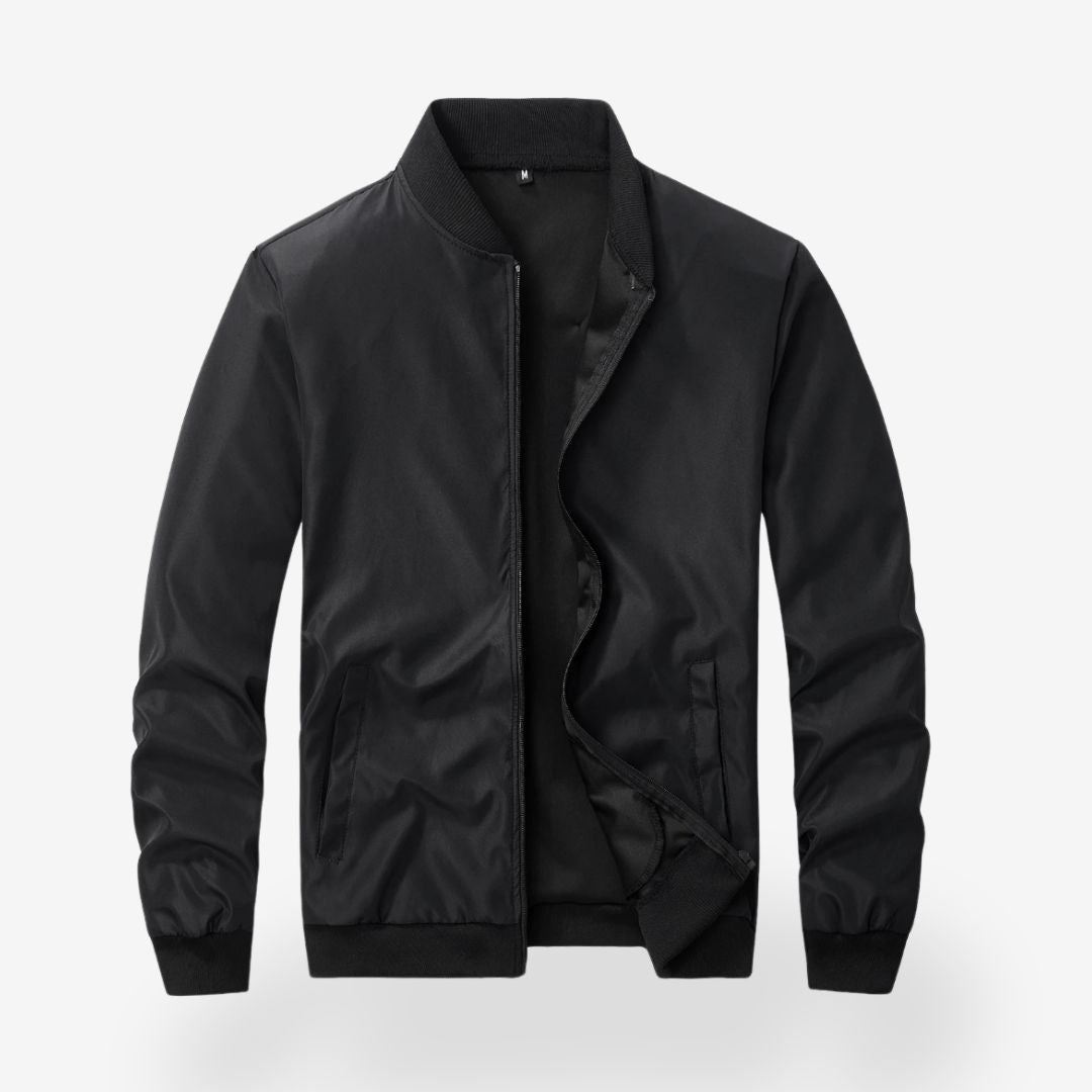 Baseball Jacket with Collar for Men