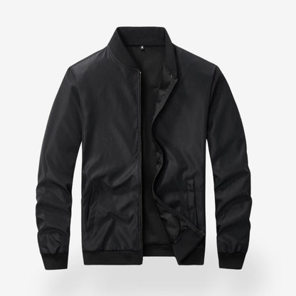 Baseball Jacket with Collar for Men