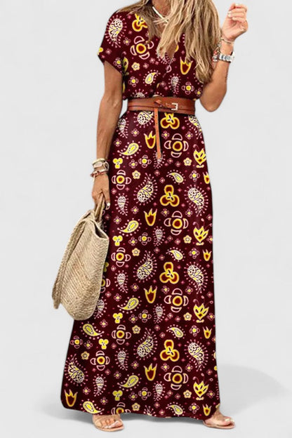 Chic Flared Evening Dress