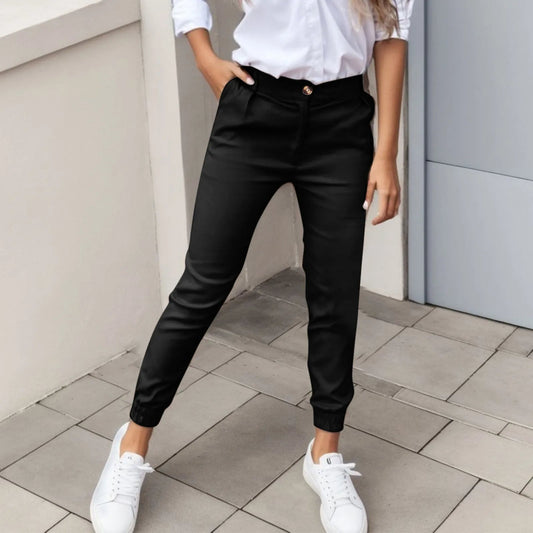 Women's Fitness Pants with Side Pockets - Olytrend