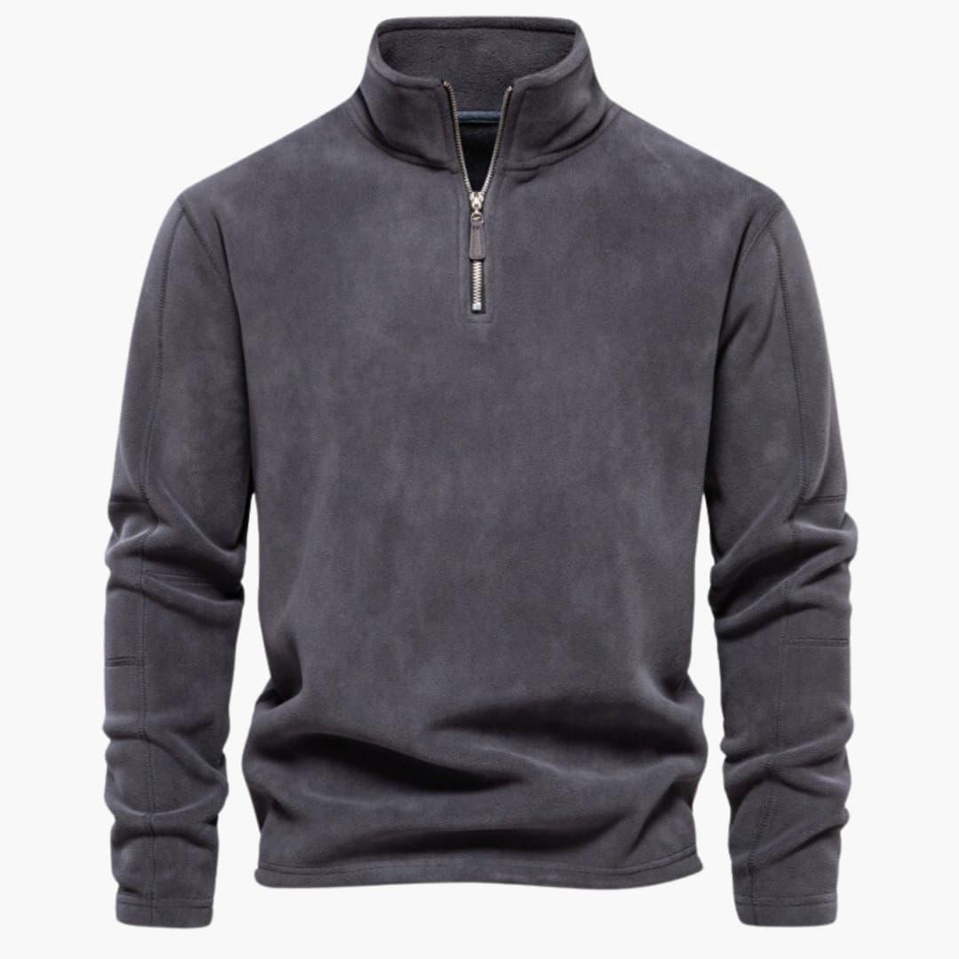 Warm Men's Fleece Jacket with Cozy Inner Layer