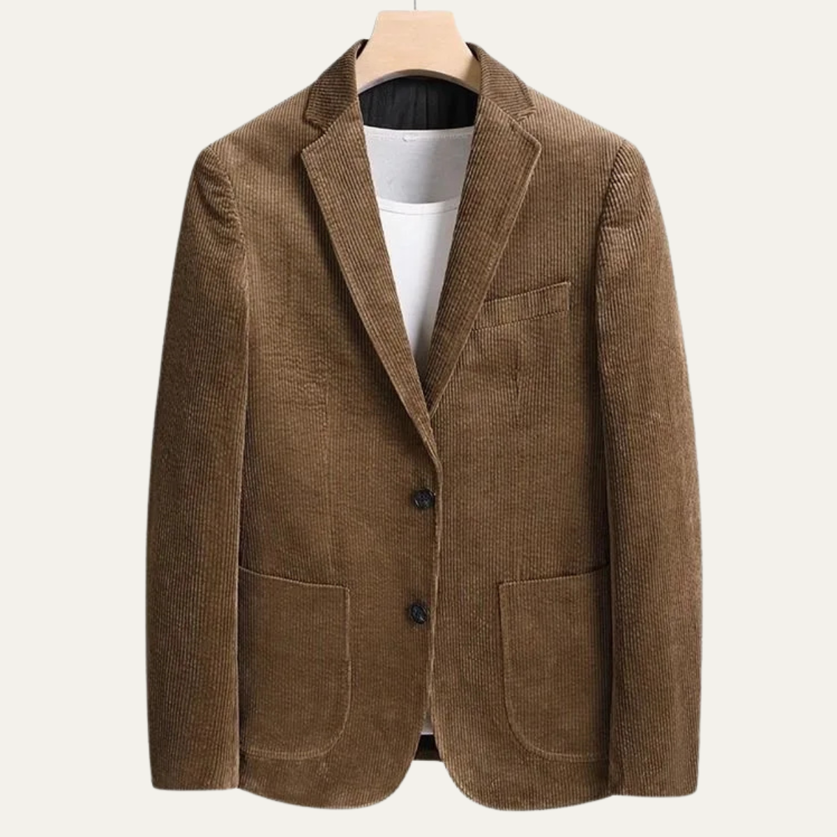 Warm Plaid Men's Flannel Blazer Jacket