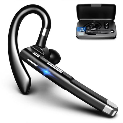 Wireless Single Ear Bluetooth Headphone with Noise Canceling