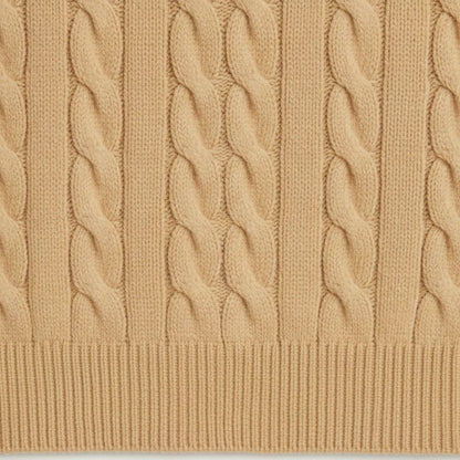 Warm Mens Knit Half Zip Sweater