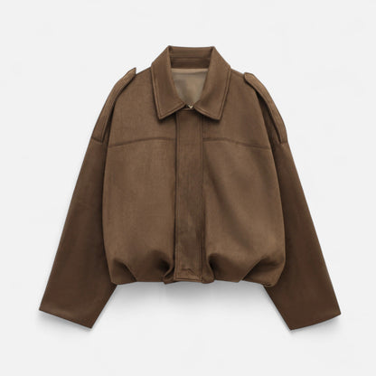 Ancient World | Women's Vintage Zipped Bomber Jacket