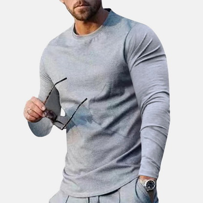 Casual Long Sleeve Crew Neck T-Shirt