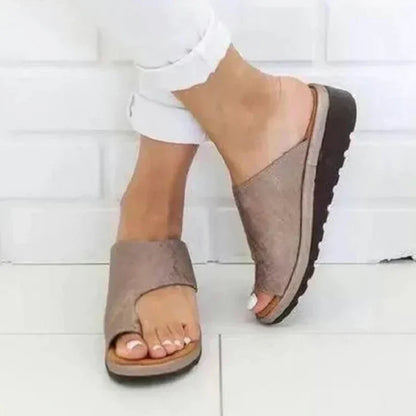 Celissia Women's Orthopedic Wedge Mule Slippers