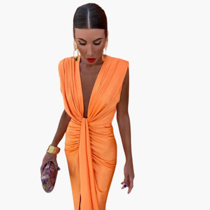 Chic Flowy Maxi Dress for Women