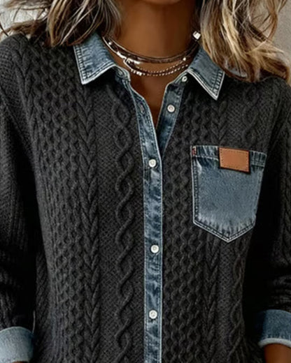 Women's Floral Long Sleeve Top