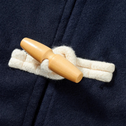Warm Men's Wool Duffle Coat
