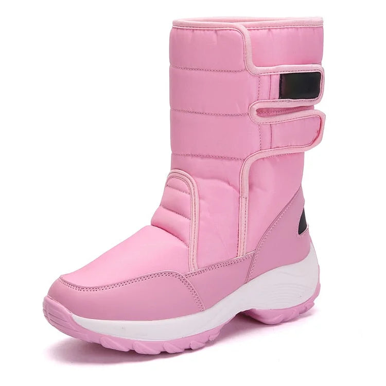 Becky™ | Waterproof Mid-Calf Snow Boots – Warm & Non-Slip
