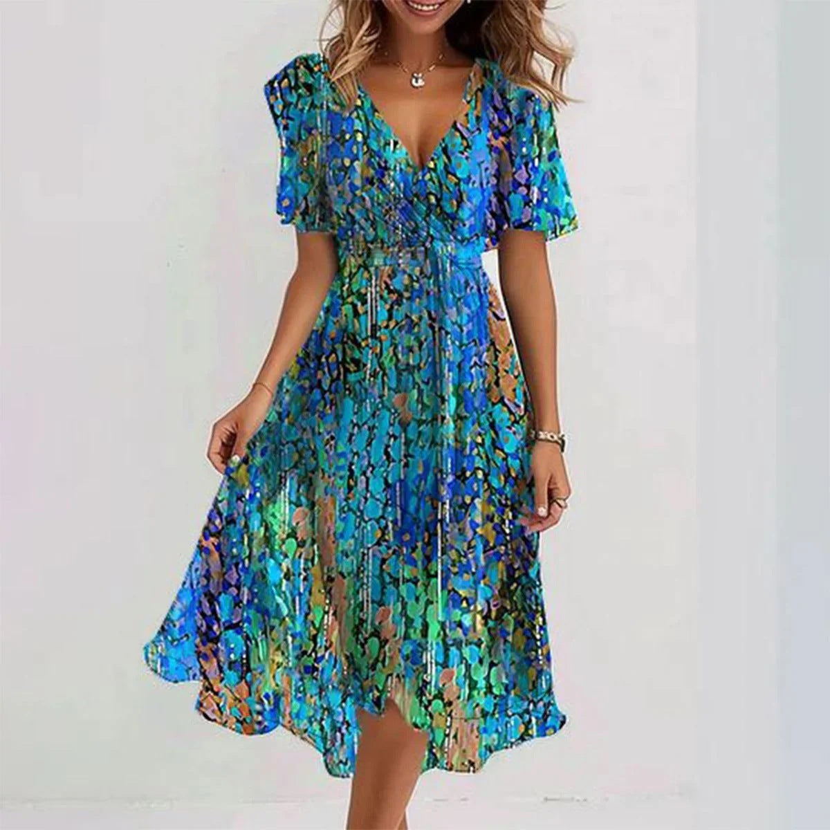 Women’s V-Neck Dress | Summer