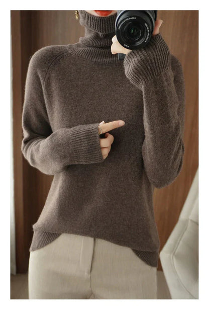 Cashmere Brianna Knit Sweater: Soft, Warm, and Cozy