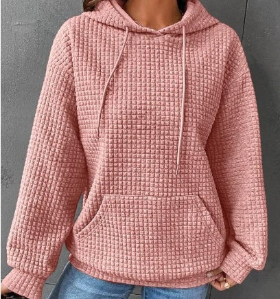 Women's hoodie with hood and kangaroo pocket