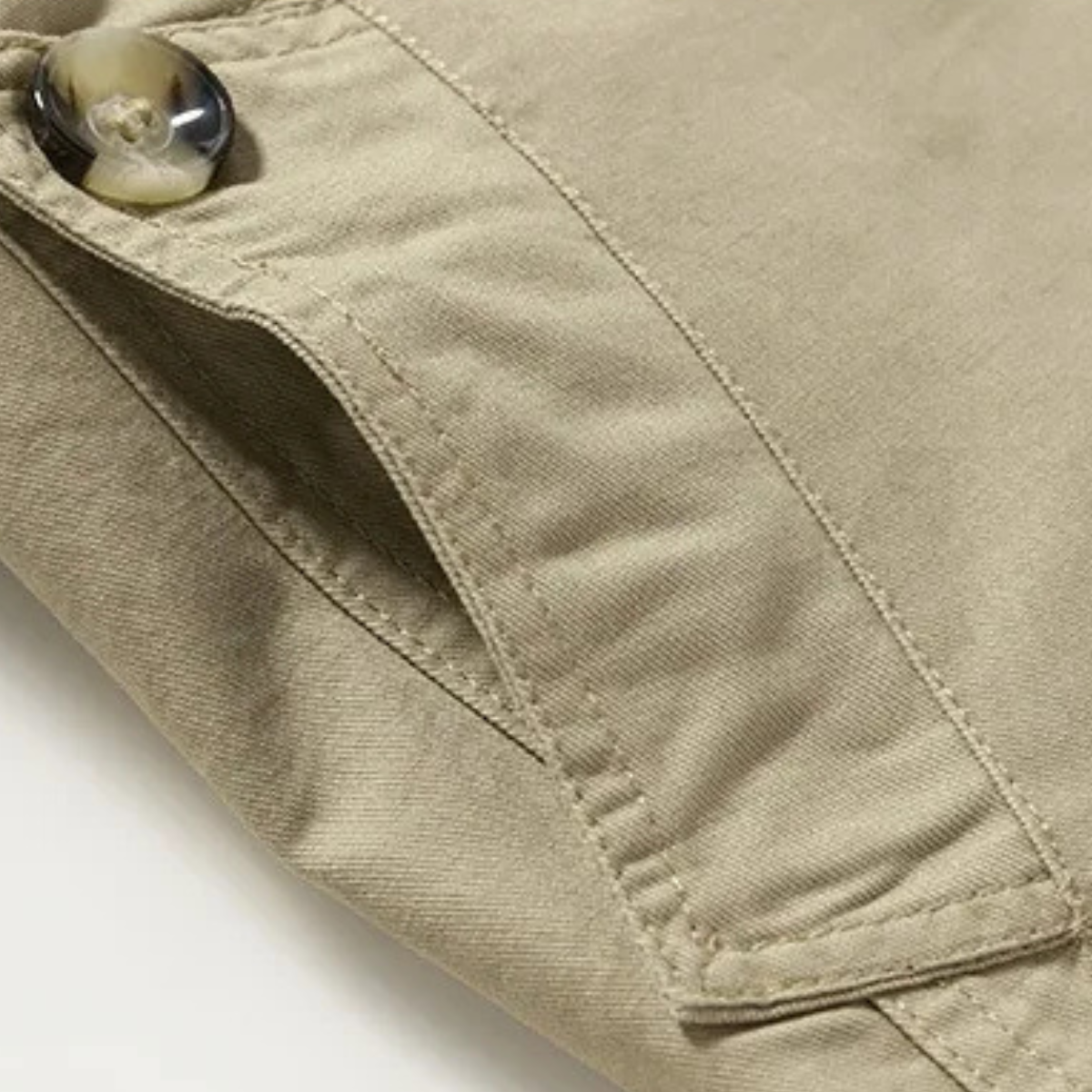 Waterproof Men's Classic Double Breasted Trench Coat