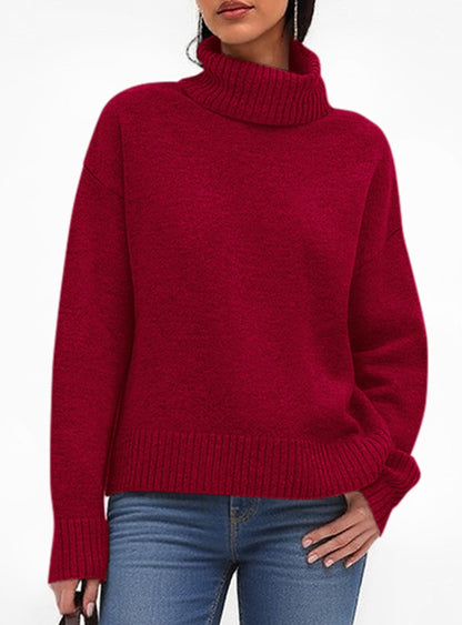 Zoé | Women's Roll Neck Sweater — Elegance & Daily Comfort