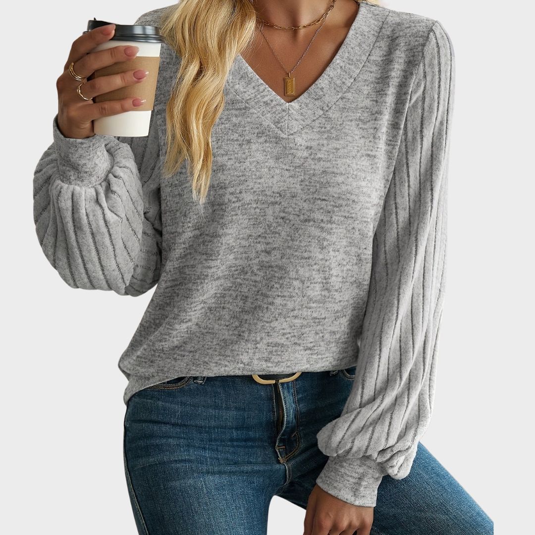 Chic Bell Sleeve Winter Sweater