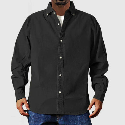 Beige Corduroy Overshirt by Vox