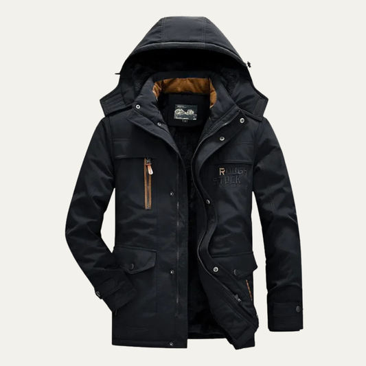 Warm Water Resistant Men's Fleece Hoodie Jacket - Nocini