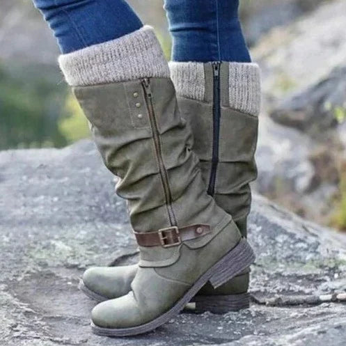 Women's Ankle-High Boots | Buckle Detail