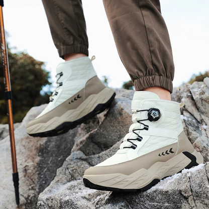 Warm Waterproof Insulated Snow Boots for Men