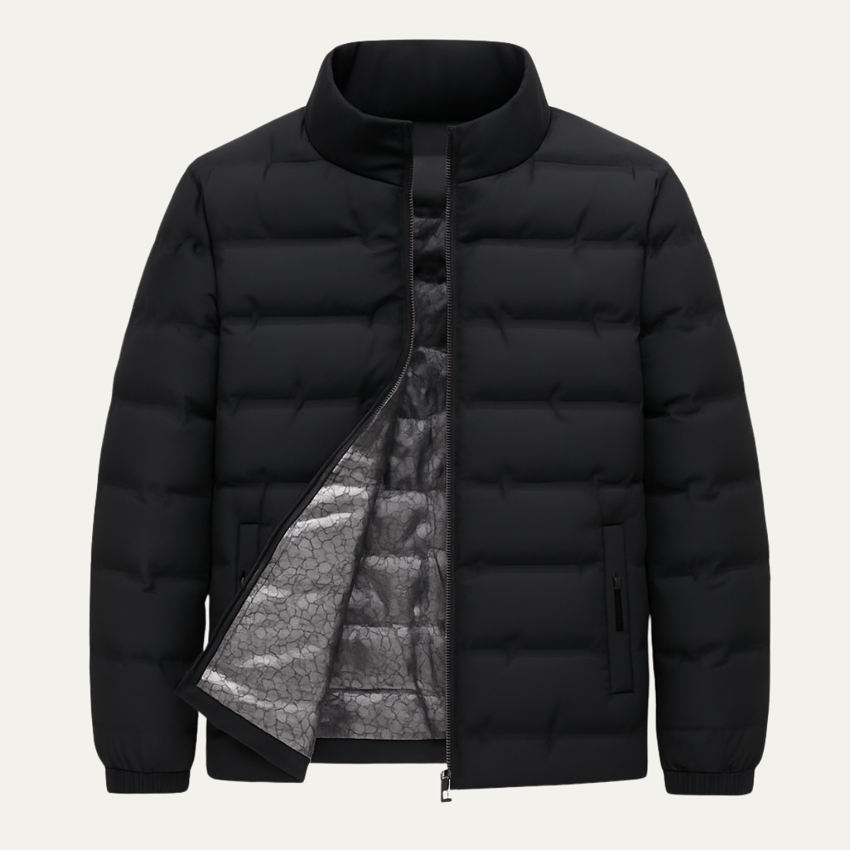 Warm Men's Insulated Ski Jacket with Thermal Lining - Nocini